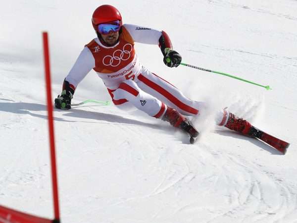 Австрийский горнолыжник на Олимпиаде