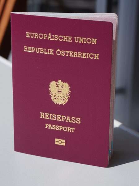 Паспорт Австрии