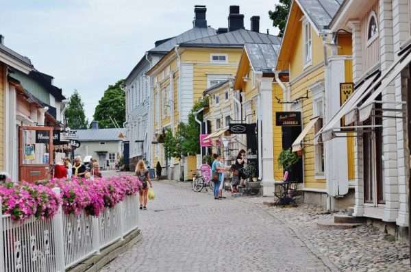 Улица финского города