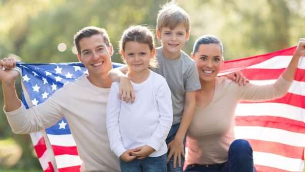 Семья в США