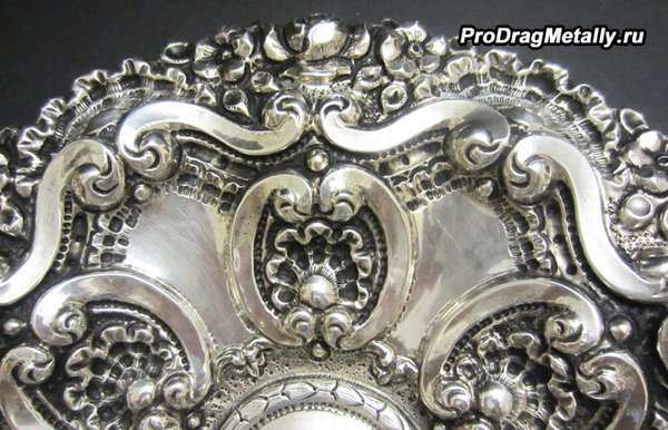 Красивая серебряная посуда