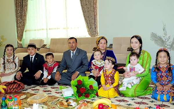 Туркменская семья